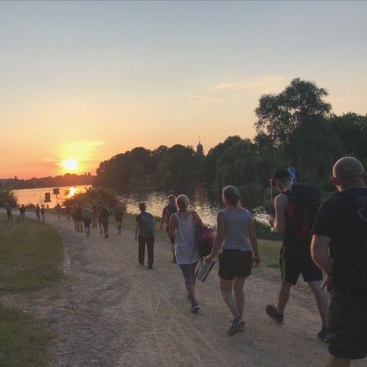 Sonnenuntergang am Park Babelsberg