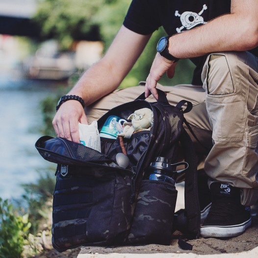 Alles im Blick:  schnellstmöglicher Zugriff auf alle unverzichtbaren Baby- und Kleinkind-Essentials. 