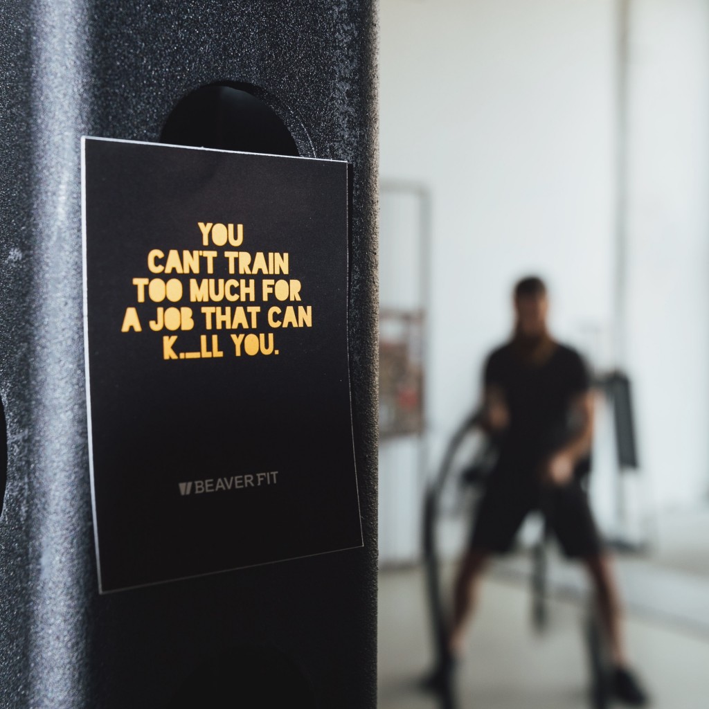 TACWRK BeaverFit Sticker Military Fitness