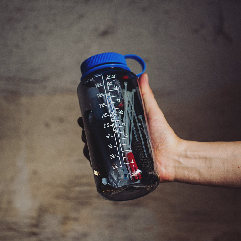 Nalgene Trinkflasche als Survival Container 